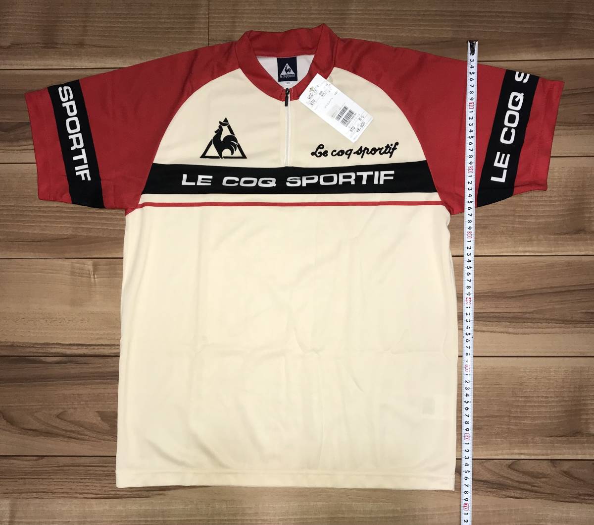 【超レア新品】le coq sportif ルコックスポルティフ 90s サイクルジャージ QCC-7014 サイズ:M-L_画像1