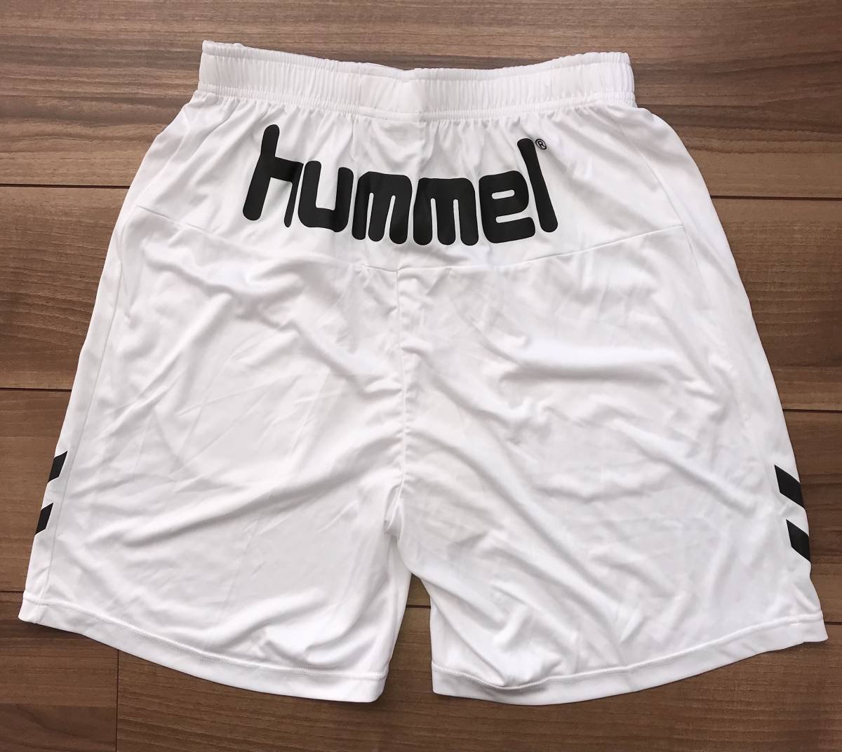 【新品タグ付】hummel ヒュンメル ゲームパンツ (ホワイト) スケスケ HAP2063 サイズ:L(90)_画像2