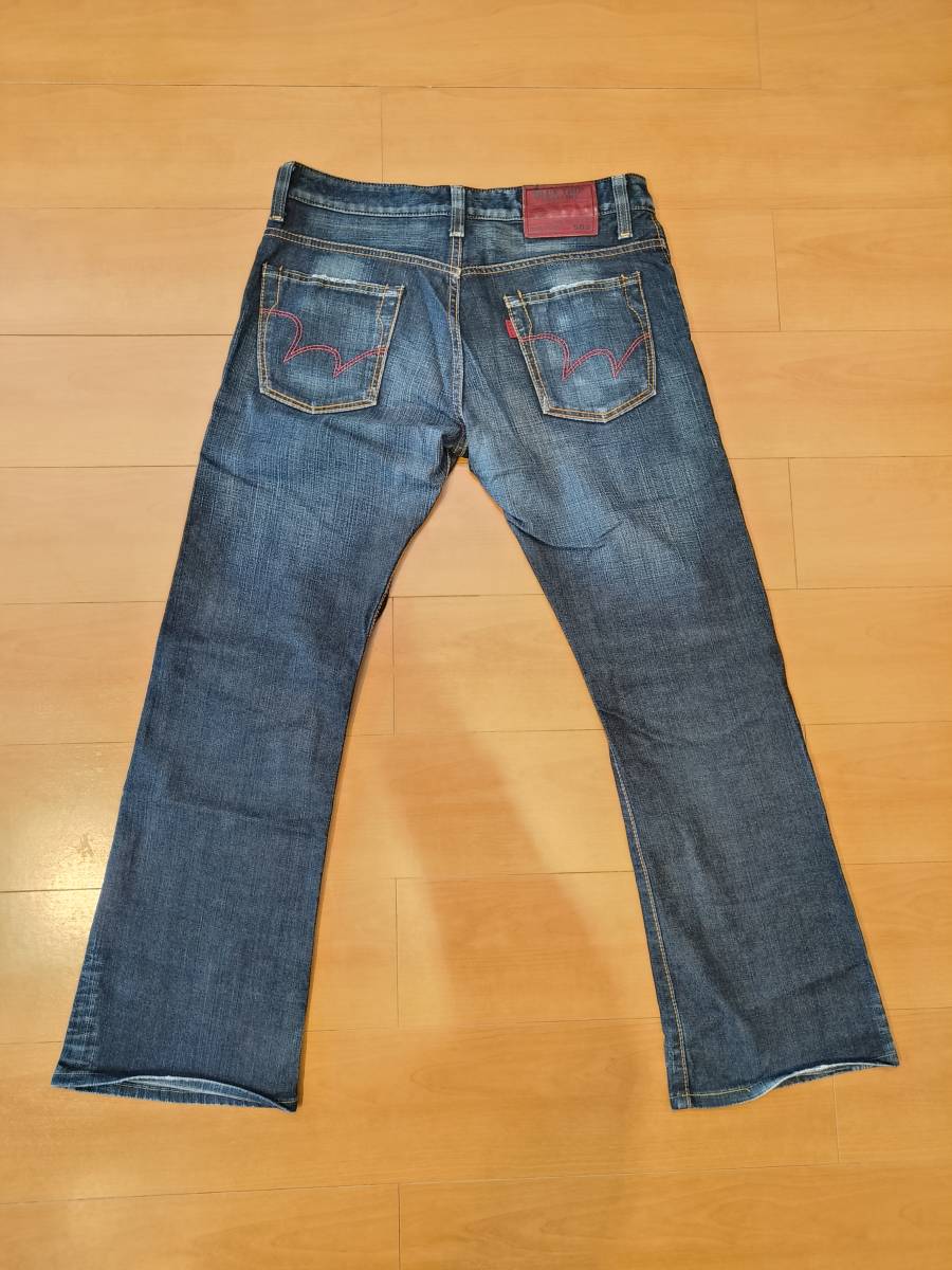 EDWIN ジーンズ 503 BOOT CUT (BLUE TRIP /EDGELINE)（SIZE33×32）_画像2