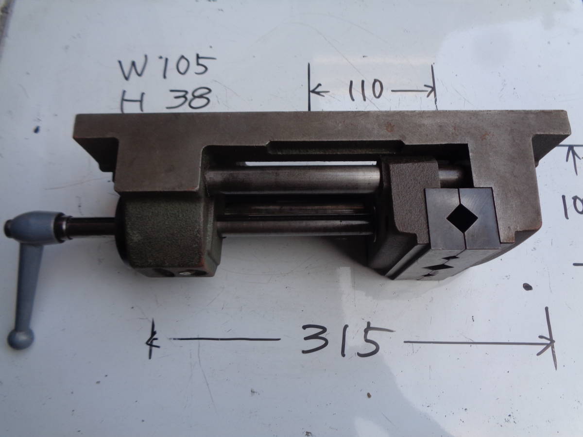 ERON　ナベヤ　クイックバイス　バイス　万力　V溝　100ｍｍ　バイス　工作　_画像9