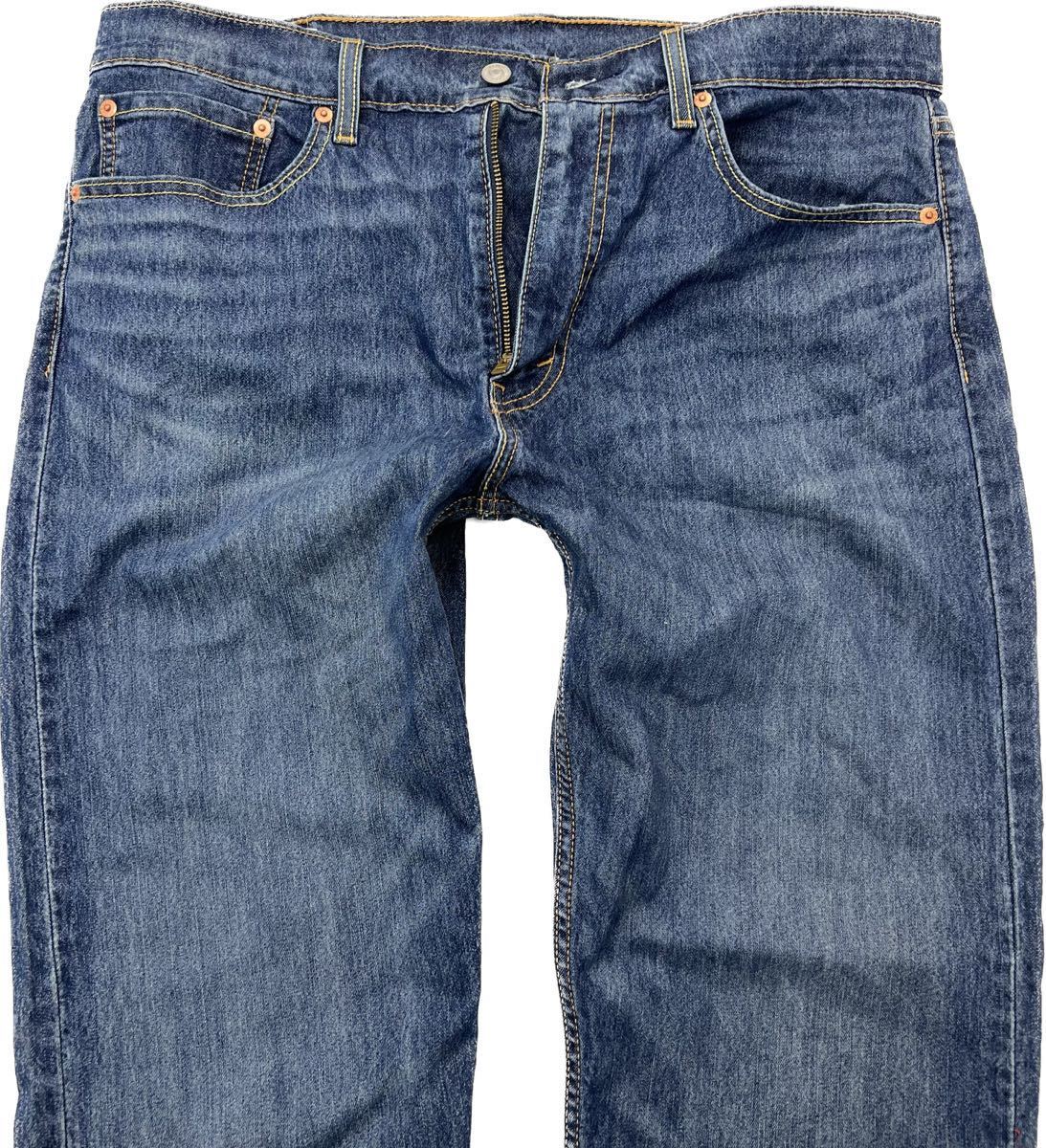 Levi's ☆ 502 デニムパンツ テーパード ジーンズ ブルー W36 スタイリッシュ アメカジ ストリート 大人カジュアル リーバイス■Ja6688_画像5