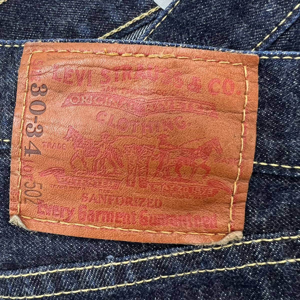 LEVIS ☆ 502 濃紺 育て甲斐◎ デニムパンツ インディゴ ジーンズ W30 アメカジ ストリート 大人カジュアル 古着 人気 リーバイス■Ja6680_画像6