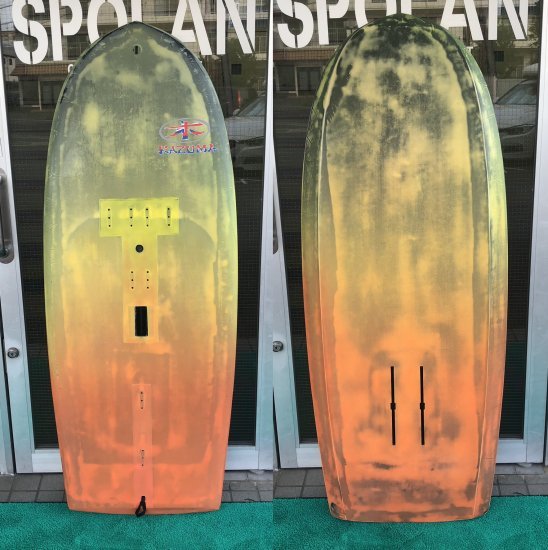 【中古フォイルボード】KAZUMA カズマ 【CARBON CUSTOM PREDATOR 5’4" 75L】 正規品 WING FOIL ウイングフォイルカスタムボード_画像2