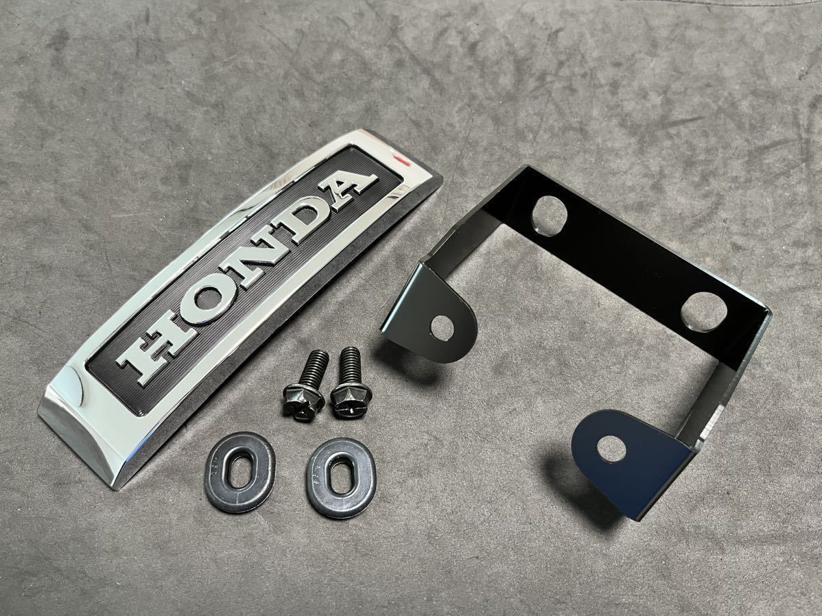 GB350 三つ又エンブレム& ステーセット 新品 即決 GB350S HONDA