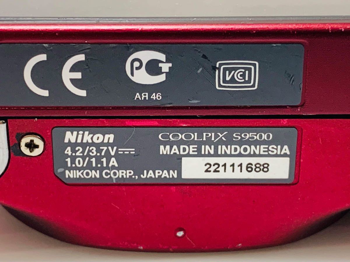 NIKON ニコン COOLPIX クールピクサス S9500 コンパクトデジタルカメラ 22x 固定送料価格1500_画像7