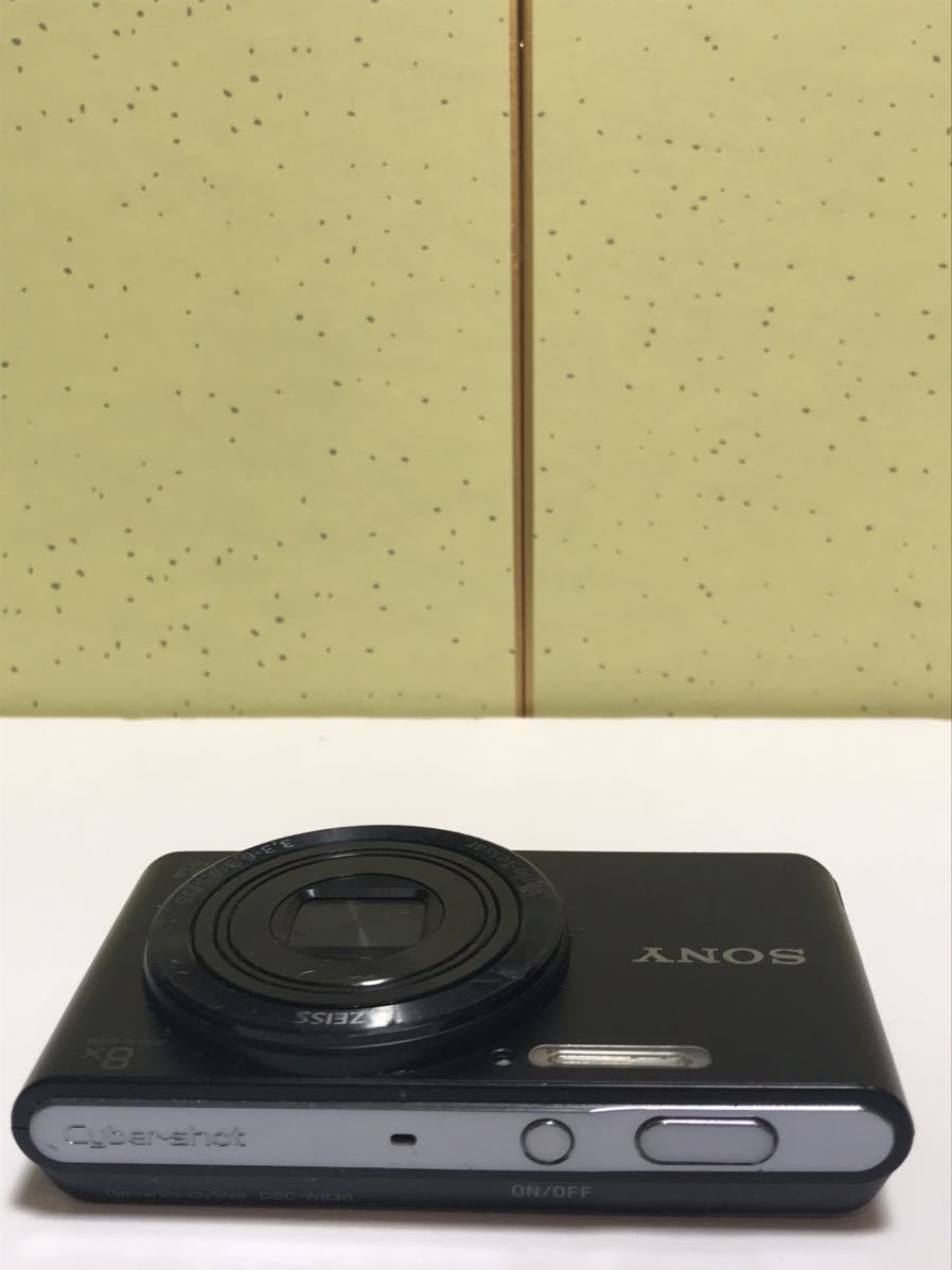 SONY ソニー Cyber shot DSC-W830 コンパクトデジタルカメラ ブラック 20.1x MEGA PIXELS 動作確認済み_画像6