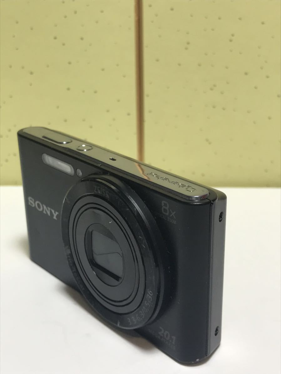 SONY ソニー Cyber shot DSC-W830 コンパクトデジタルカメラ ブラック 20.1x MEGA PIXELS 動作確認済み_画像4