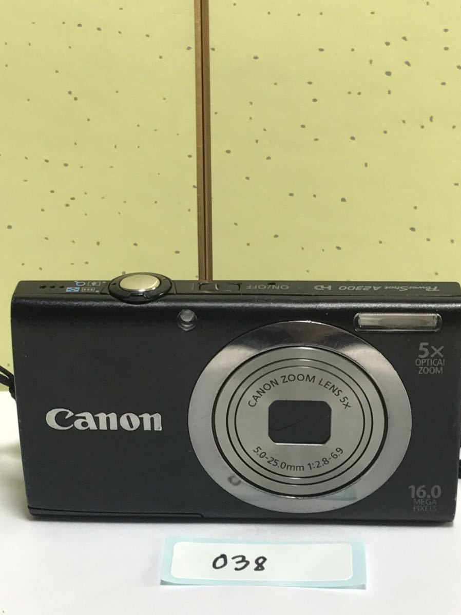 CANON キヤノン PowerShot A2300 HD コンパクトデジタルカメラ PC1732 動作確認済み 固定送料価格 2000