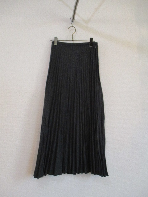lestRose L'Est Rose gray pleat long skirt (USED)111118
