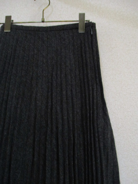 lestRose L'Est Rose gray pleat long skirt (USED)111118