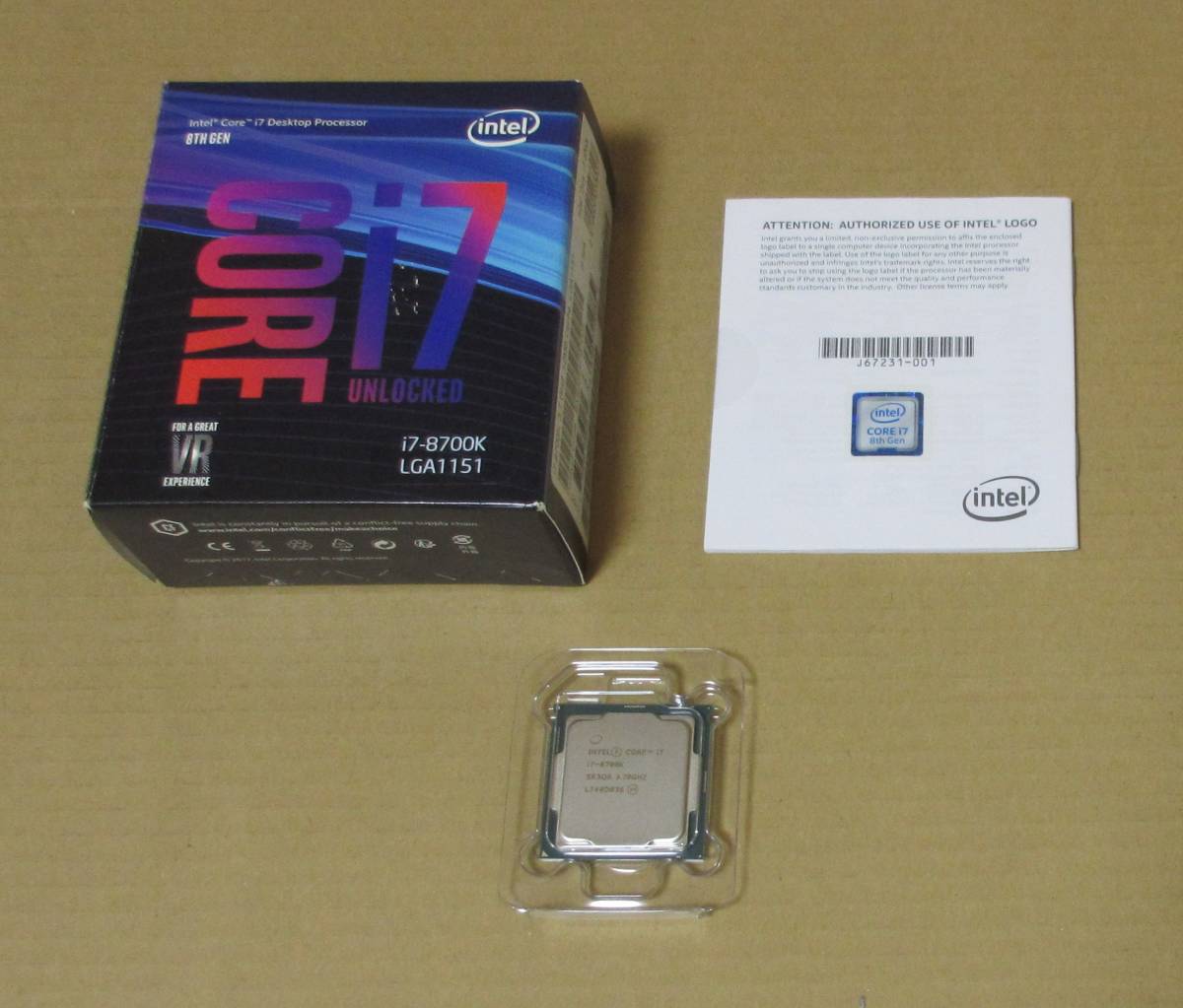 Intel Corei7 8700K BOX_画像2