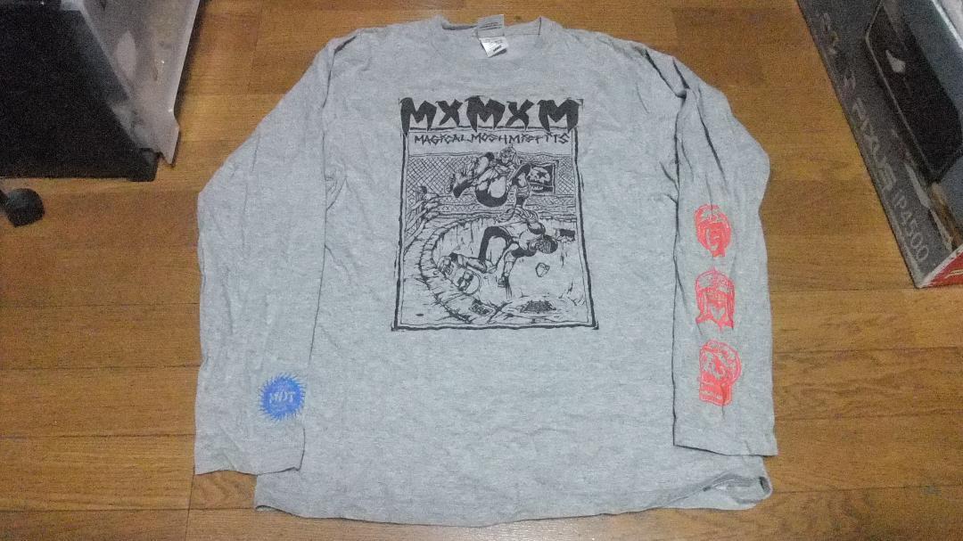 送料無料 キン肉マン mxmxm MAGICAL MOSH MISFITS マジカルモッシュミスフィッツ マモミ コラボ ロンT Tシャツ L バンバンビガロ グレー_画像6