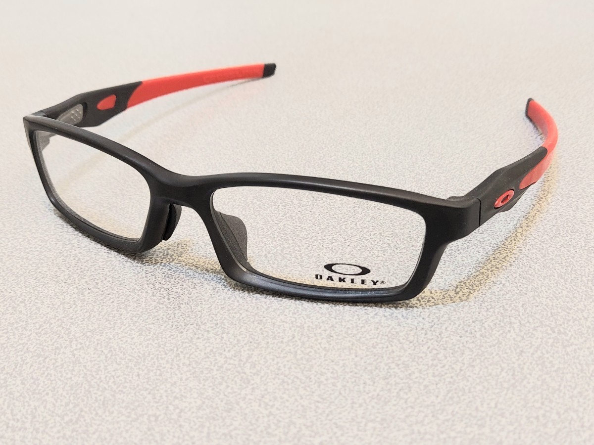 新品 OAKLEY　オークリー　ブランド　メガネ　眼鏡　高級感　上品　セルフレーム　軽い　グレー系　オシャレ_画像1