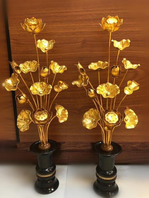 密教法具寺院用仏具」 供養常花アルミ製1対高さ:40CM |跨買 密教法具寺院用仏具」 供養常花アルミ製1対高さ:40CM |跨買