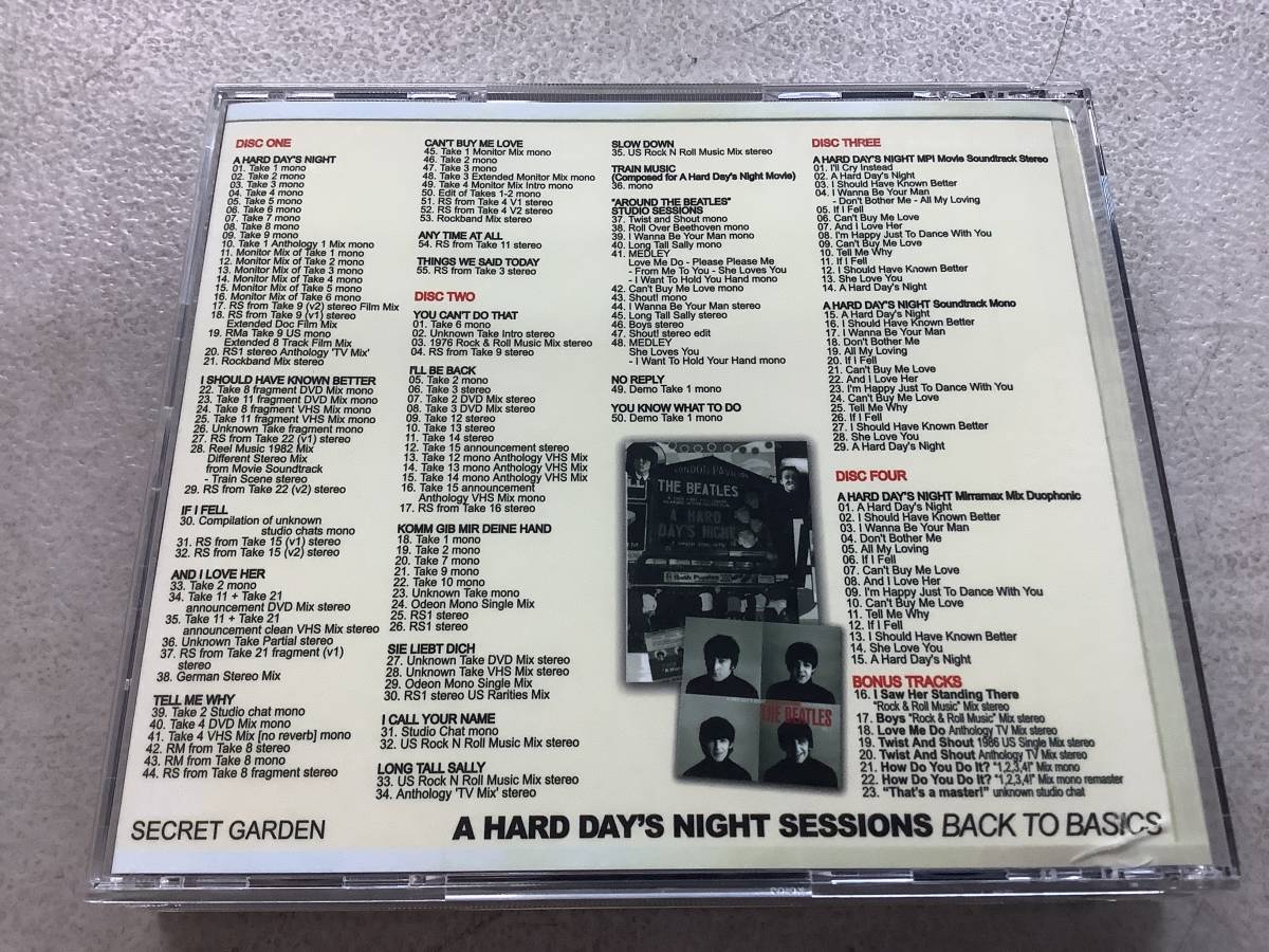 p693 CD THE BEATLES A HARD DAY'S NIGHT SESSIONS ビートルズ SGCD-18/19/20/21　　2Ab2_画像2