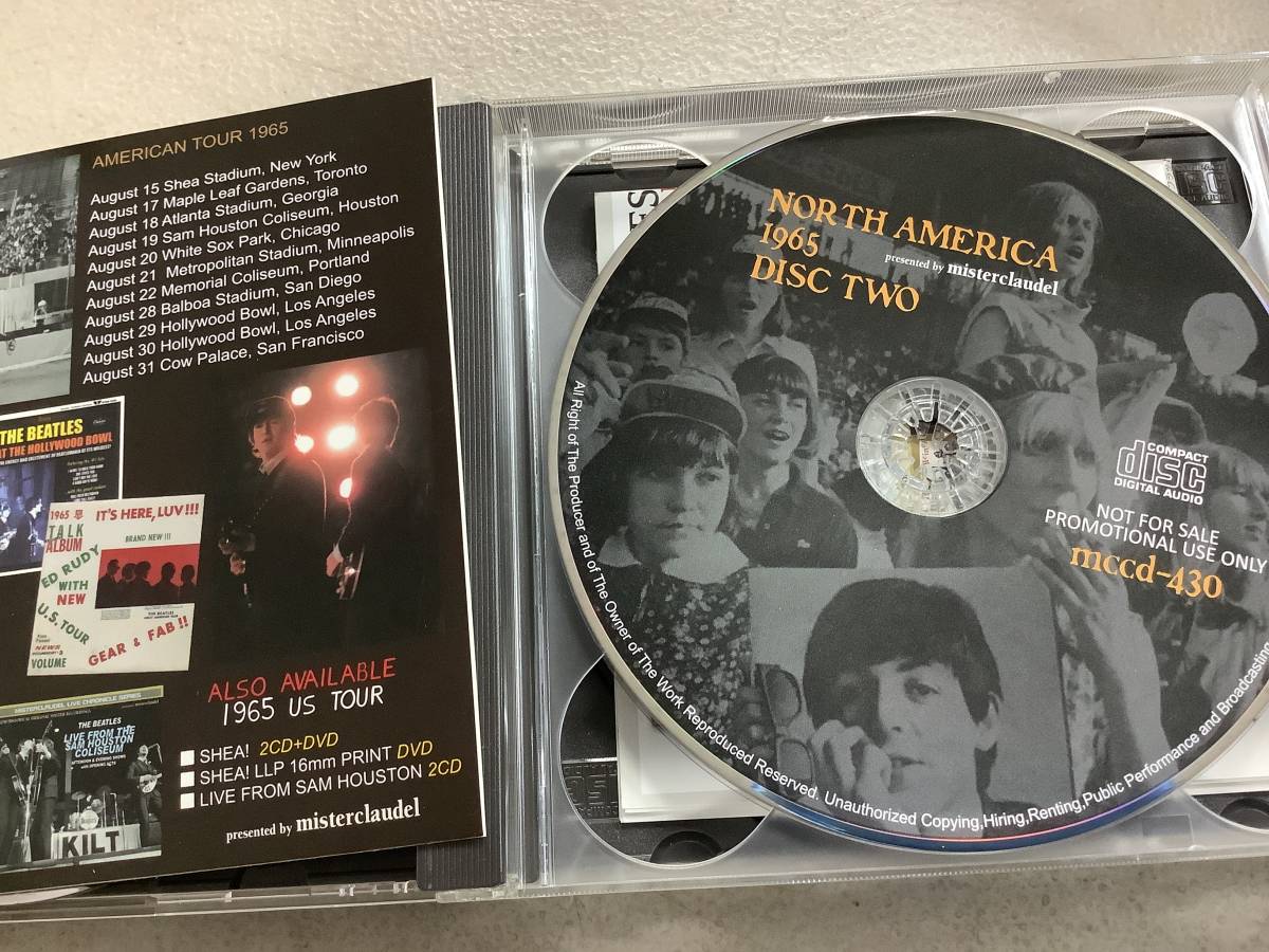 p756 2CD＋2DVD BEATLES NORTH AMERICAN TOUR 1965 mccd-429/430/431/432 ビートルズ 2Ae4_画像4