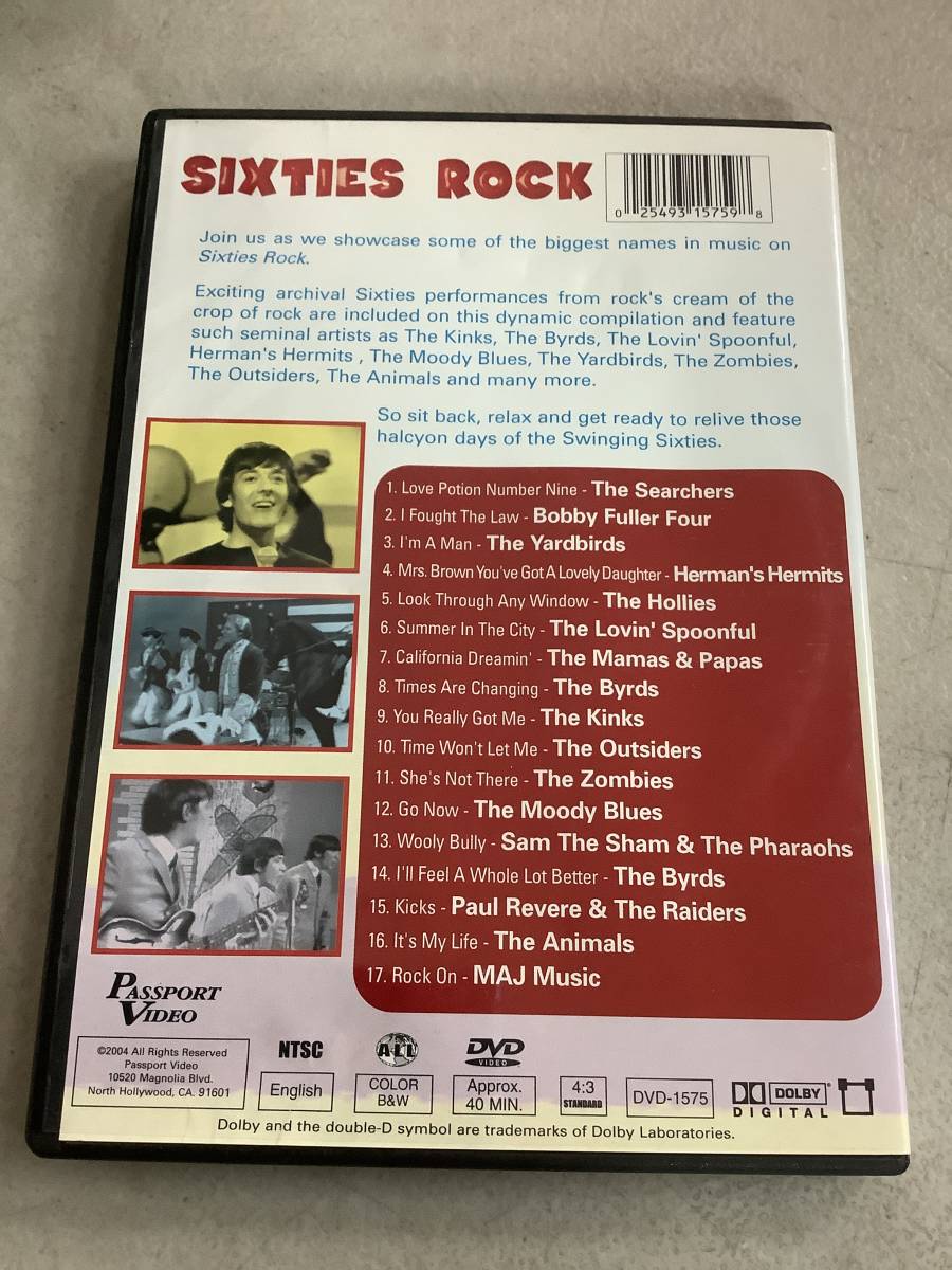 p644 DVD SIXTIES ROCK DVD-1575   2Ad3の画像2