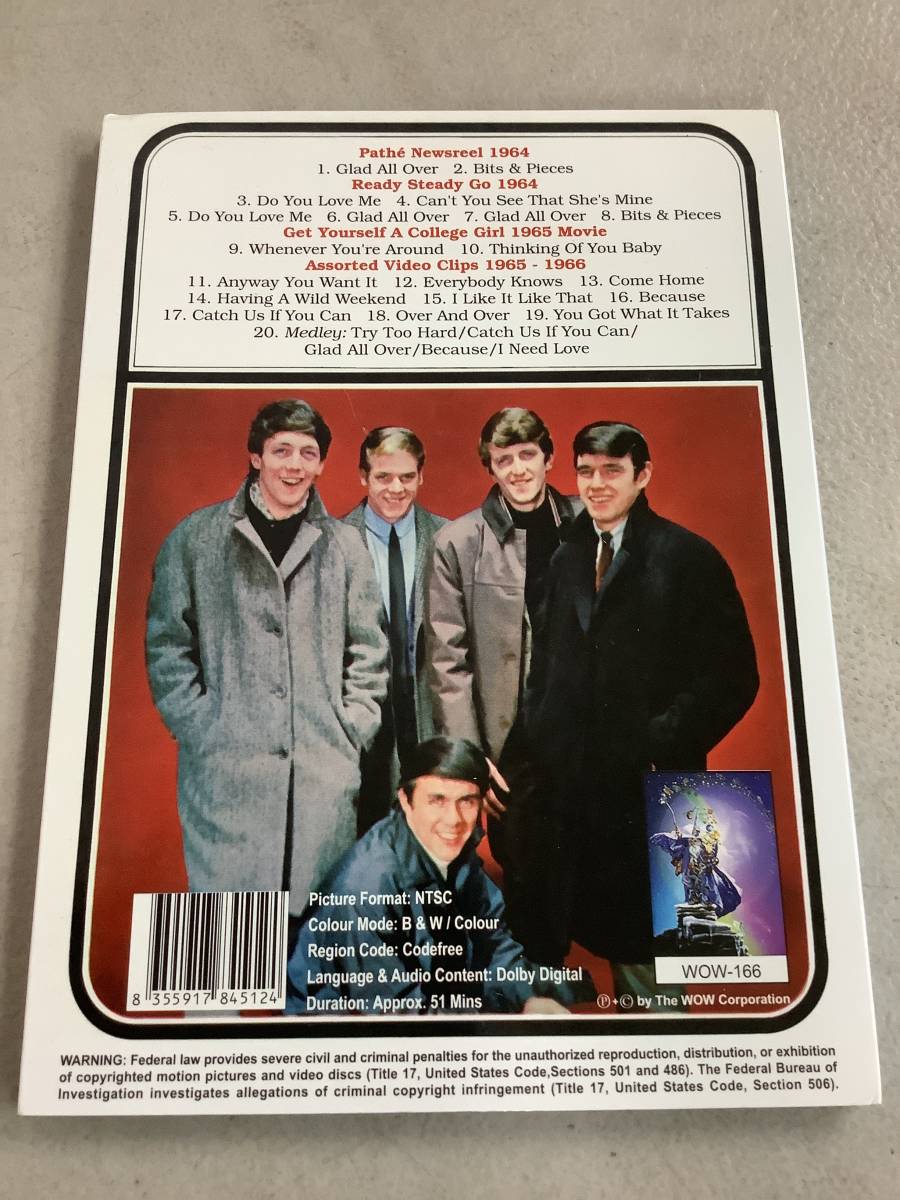 p650 DVD THE DAVE CLARK 5 VIDEO ANTHOLOGY WOW-166  2Ad3の画像2