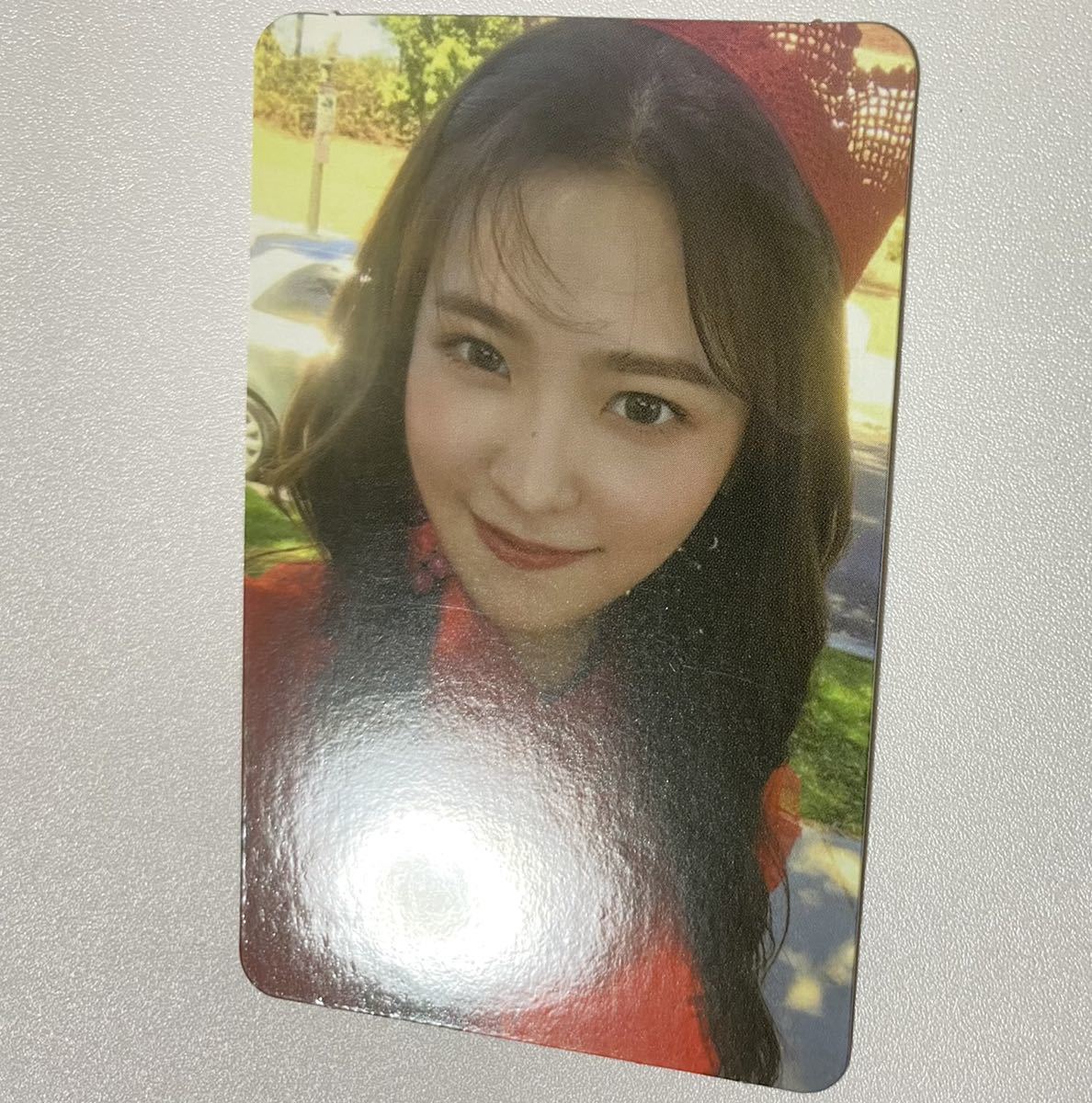 Red Velveti.liPerfect Velvet trading card YERI Photocard peek-a-boo