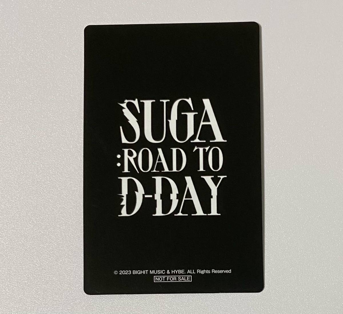 BTS 防弾少年団 SUGA：Road to D-DAY 映画 入場者特典 第1弾 トレカ ユンギ Photocardの画像5