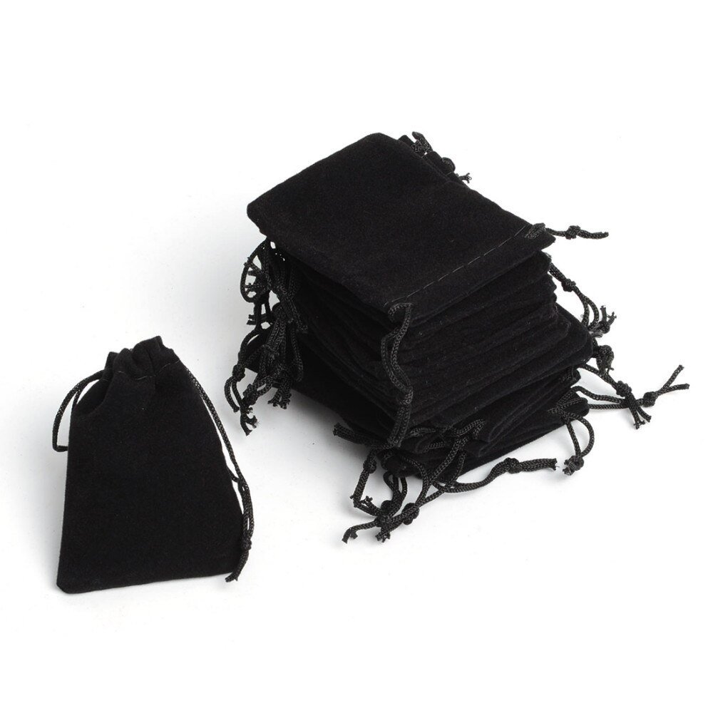 [ postage our company charge ] black bell bed bag pouch pouch gift bag jewelry sak packing black color [ bell bed approximately 10X12cm 5 point ] SACK-D