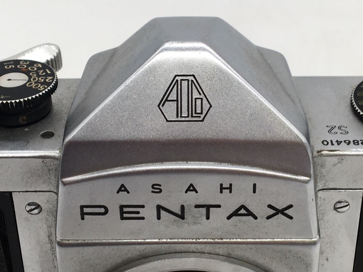 1103-225MK⑦22370 フィルムカメラ ASAHI PENTAX アサヒ ペンタックス No.286410 S2 ボディ ブラック シルバーカラー_画像2