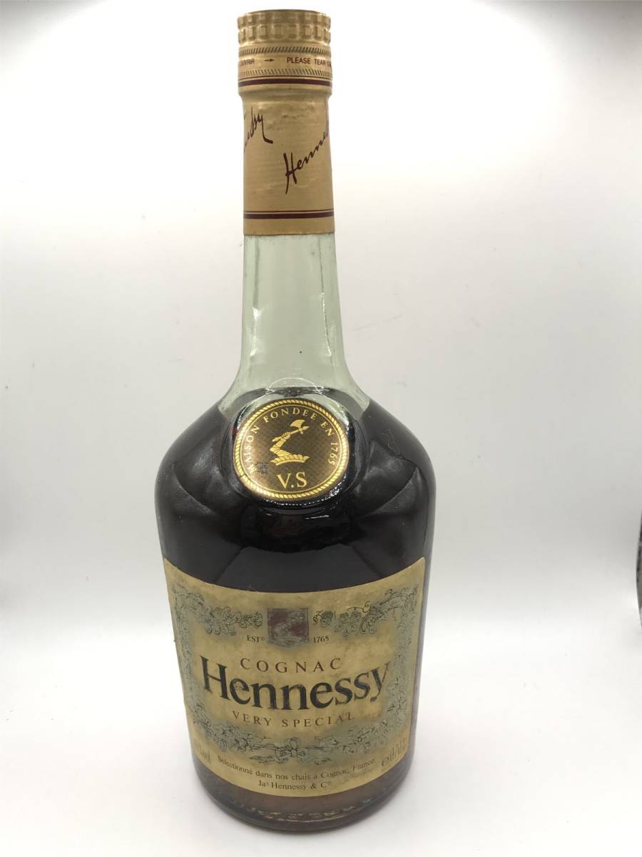 1130-020T?4765 お酒 40% 700ml Hennessy ヘネシー VERY SPECIAL ブランデー 特級 COGNAC MAISON FONDEE V.S 未開栓　コニャック　_画像1