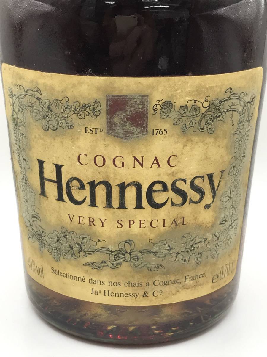 1130-020T?4765 お酒 40% 700ml Hennessy ヘネシー VERY SPECIAL ブランデー 特級 COGNAC MAISON FONDEE V.S 未開栓　コニャック　_画像2