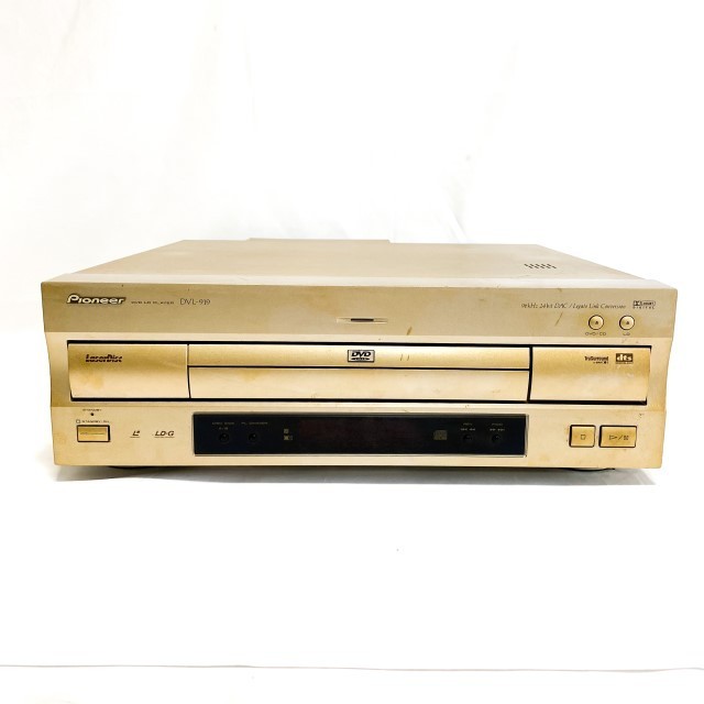 【通電OK ジャンク】PIONEER DVL-919 コンパチブルプーレヤー パイオニア DVD/LD/CD/ビデオCD オーディオ機器 映像機器 現状品 H1002