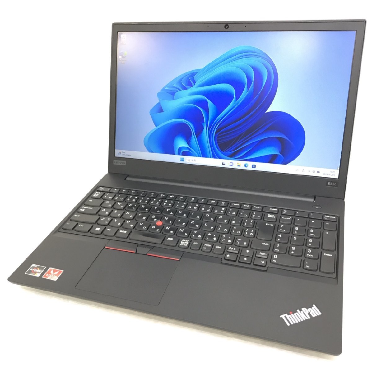 1週間保証 Windows11 Lenovo ThinkPad E585 20KVS00A00 AMD Ryzen 5 2500U 8GB HDD500GB 15.6インチ T009288_画像1