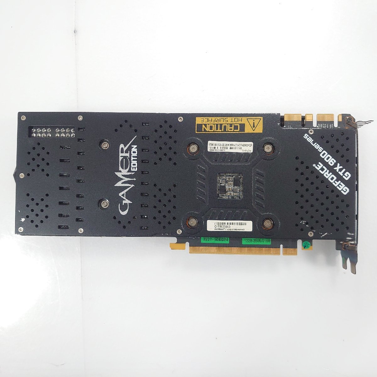 PC堂1 1円～ NVIDIA GeForce GTX980 GALAXY SOC PCI-E 4GB GDDR5 258Bit GF PGTX980/4GD5 MW00188_画像2