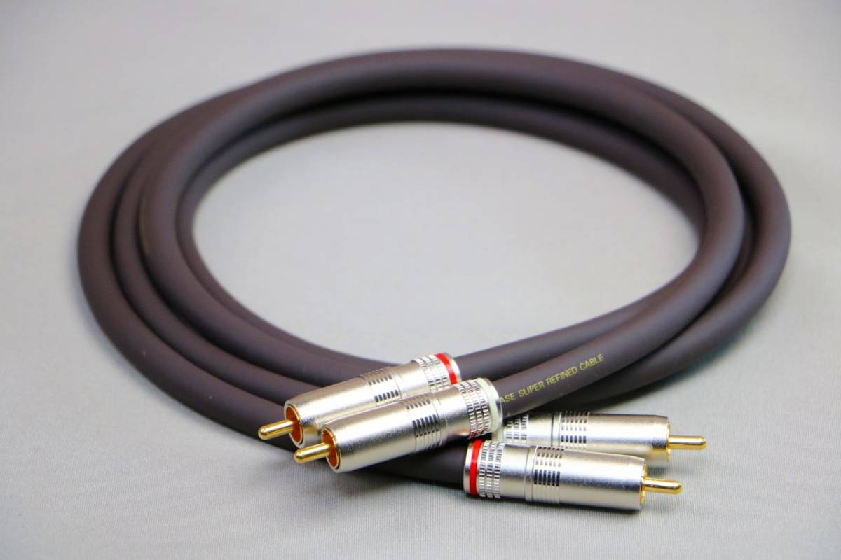 Accuphase アキュフェーズASL-10B 高純度7N銅線RCAケーブル美品 Accuphase アキュフェーズASL-10B 高純度7N銅線RCAケーブル美品