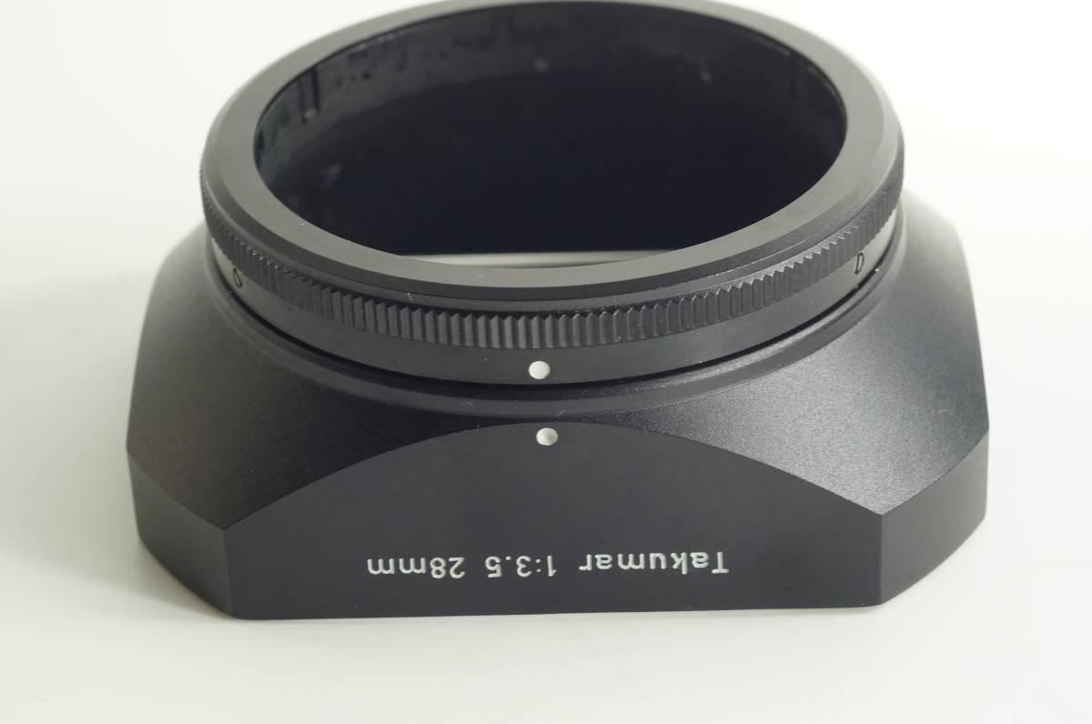 RBGF05『送料無料 とてもキレイ』Super Takumar 28mm F3.5 SMC Takumar 28mm F3.5 ペンタックス 金属製角型レンズフード_画像6