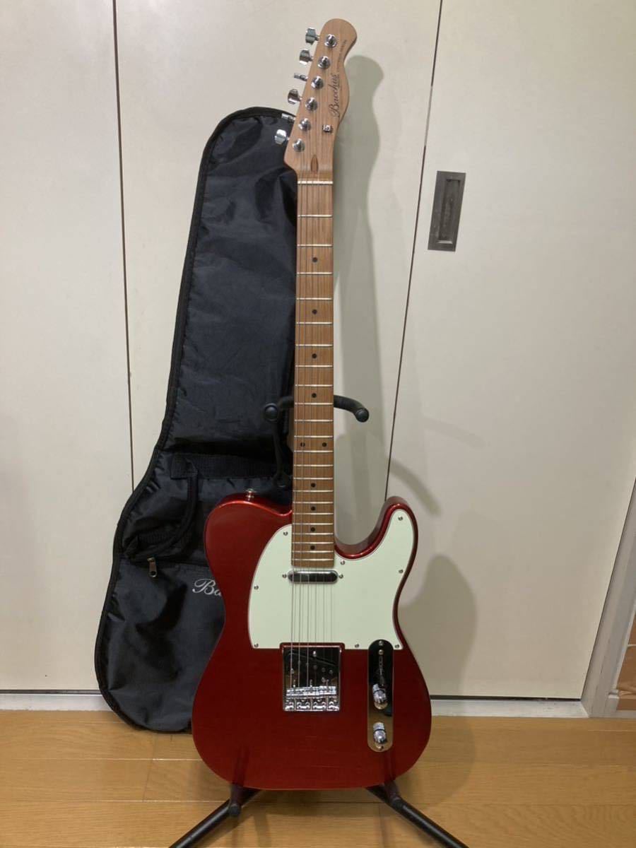 【中古品】Bacchus BTE-1-RSM Candy Apple Red/バッカス/ローステッドメイプル/テレキャスター　_画像1