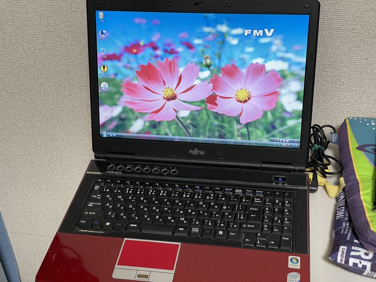 ●富士通　Fujitsu FMV BIBLO NF/B70(Core2Duo P8400 2.26GHz) Windows Vista 動作品・初期化済●_画像1