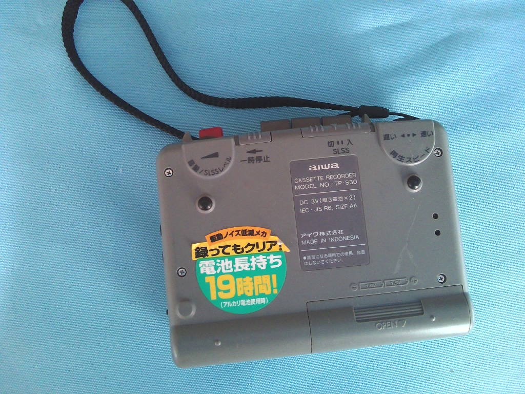 aiwa カセットレコーダー TP-S30★動作品の画像2