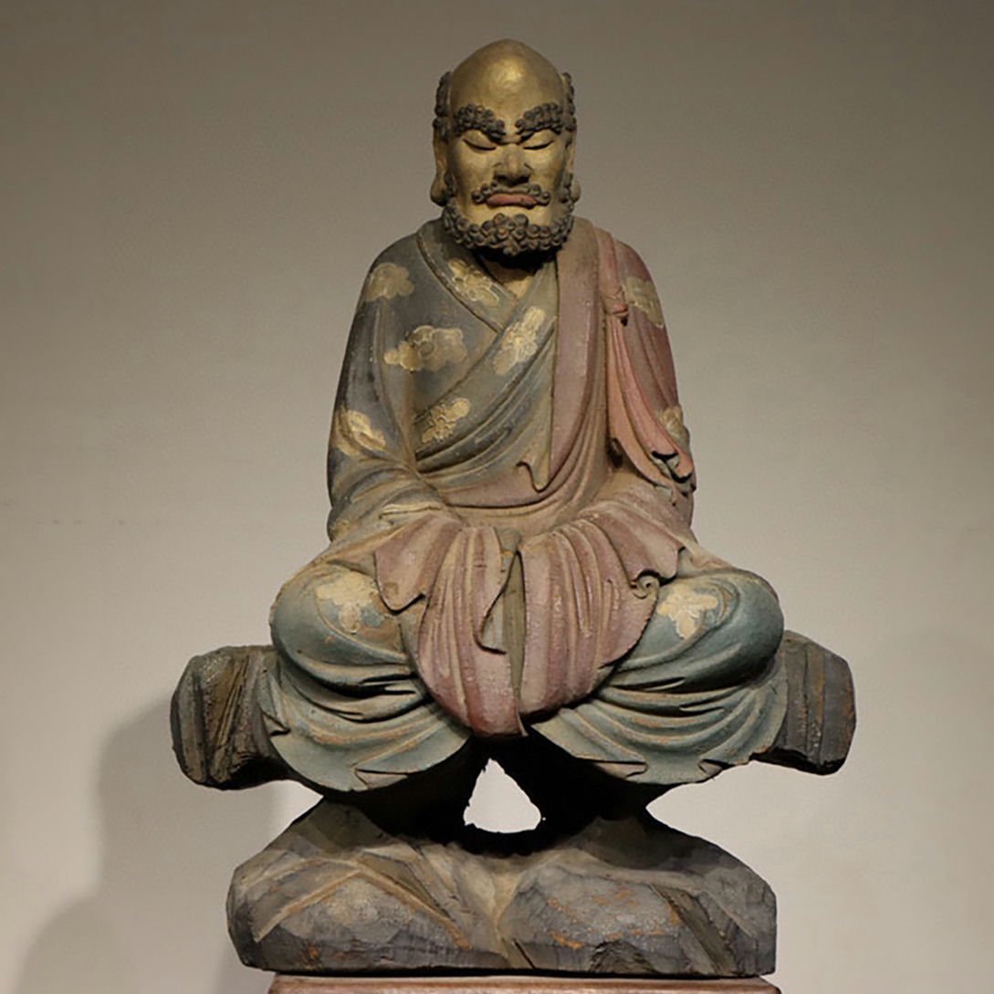 ◇羽彰・古美術◇A768明時代 楠木達摩造像 楠木彫 仏像 超絶技巧 ◇羽彰・古美術◇A768明時代 楠木達摩造像 楠木彫 仏像 超絶技巧