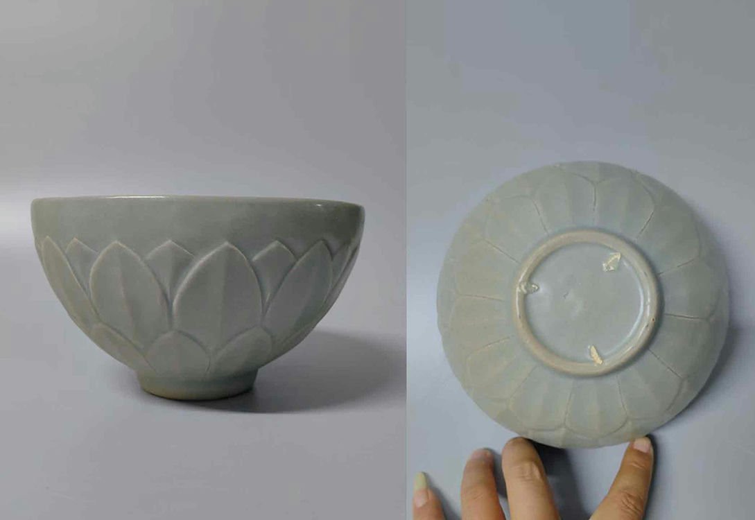 ◆羽彰・古美術◆A713朝鮮珍品 朝鮮 高麗磁 朝鮮古陶磁器 古高麗 李朝時代 高麗青磁碗
