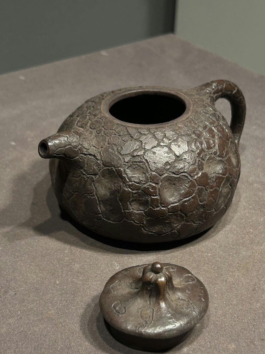 ◆羽彰・古美術◆A397時代朱泥 紫砂壺 在銘 /紫砂 煎茶道具 朱泥 茶壺