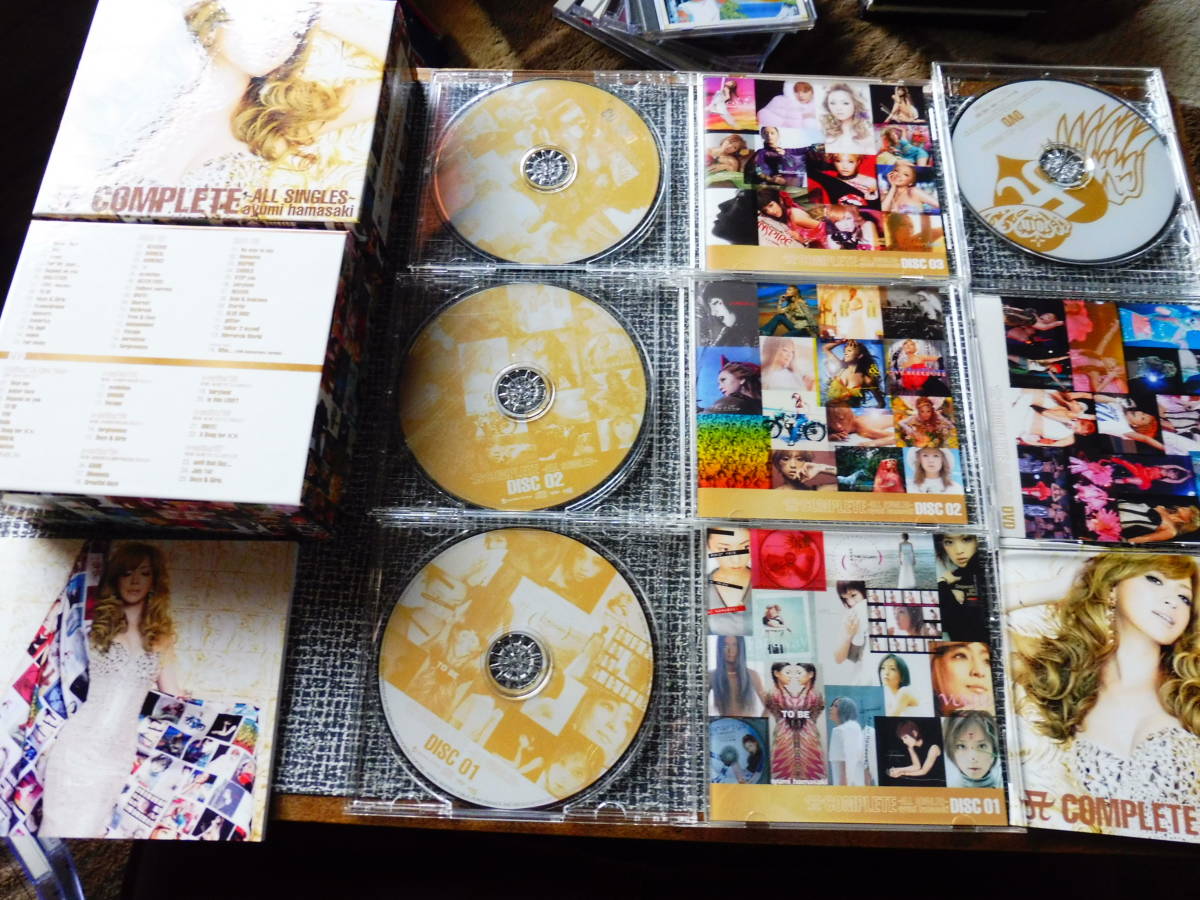 浜崎あゆみ 美品 A COMPLETE ALL SINGLES コンプリート ベスト BEST 初回3CD+DVD _画像1
