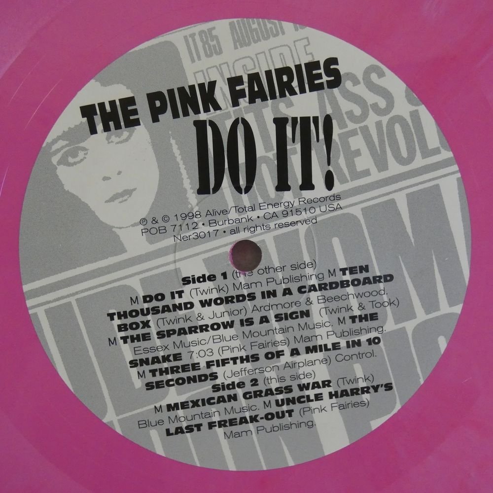 46047379;【US盤/Pink Marbled Vinyl/シュリンク】The Pink Fairies / Do It!_画像3