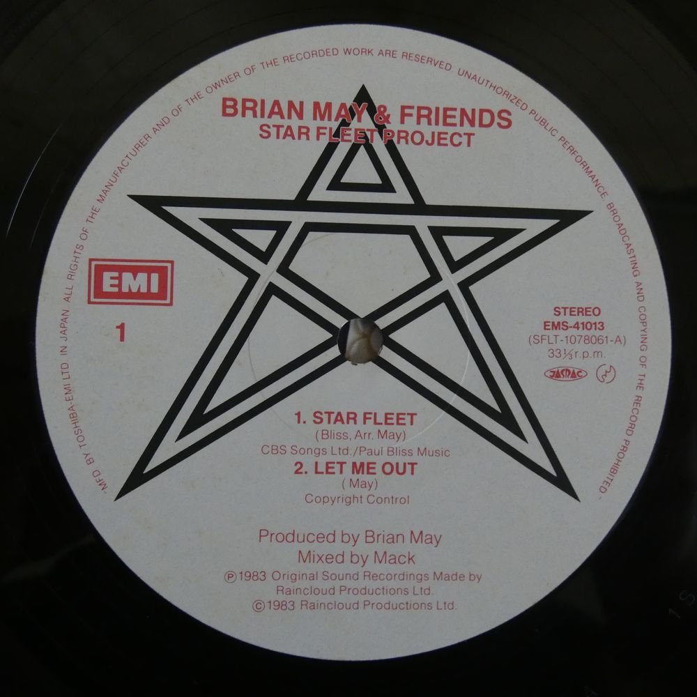 47036907;【国内盤】Brian May + Friends / Star Fleet Project 無敵艦隊スター・フリート！_画像3