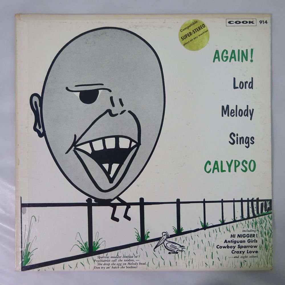 10015289;【US盤/Latin】Lord Melody / Again! Lord Melody Sings Calypso_画像1