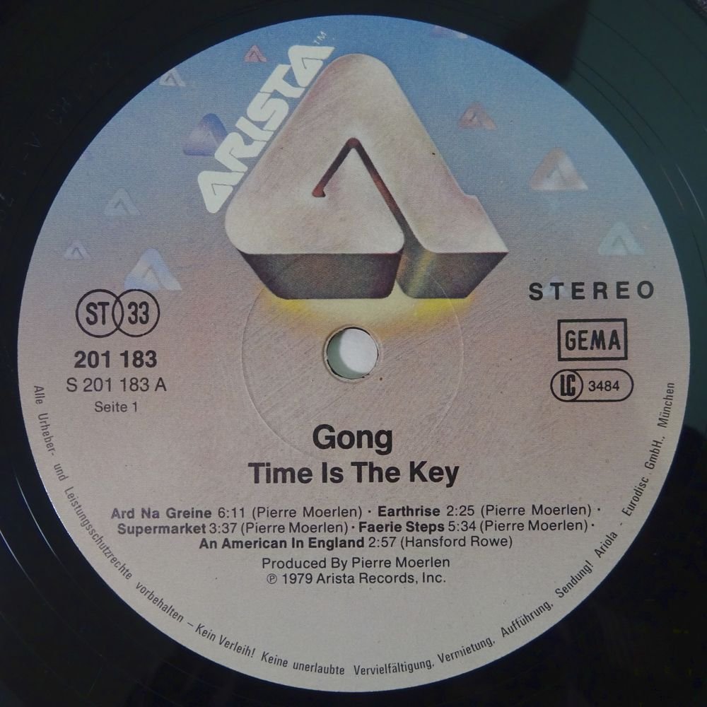 11174648;【Germany盤】Pierre Moerlen's Gong / Time Is The Key_画像3