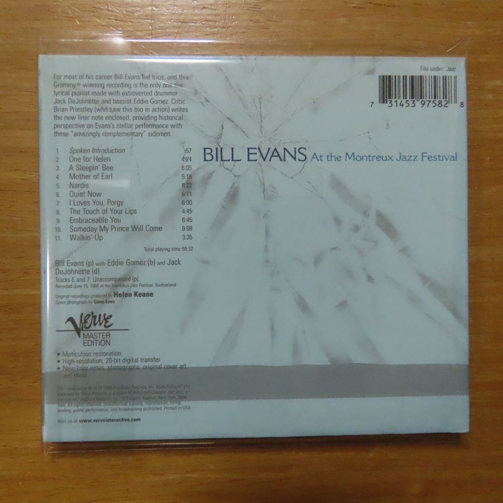 41076953;【CD】BILL EVANS / AT THE MONTREUX JAZZ FESTIVAL　3145397582_画像2