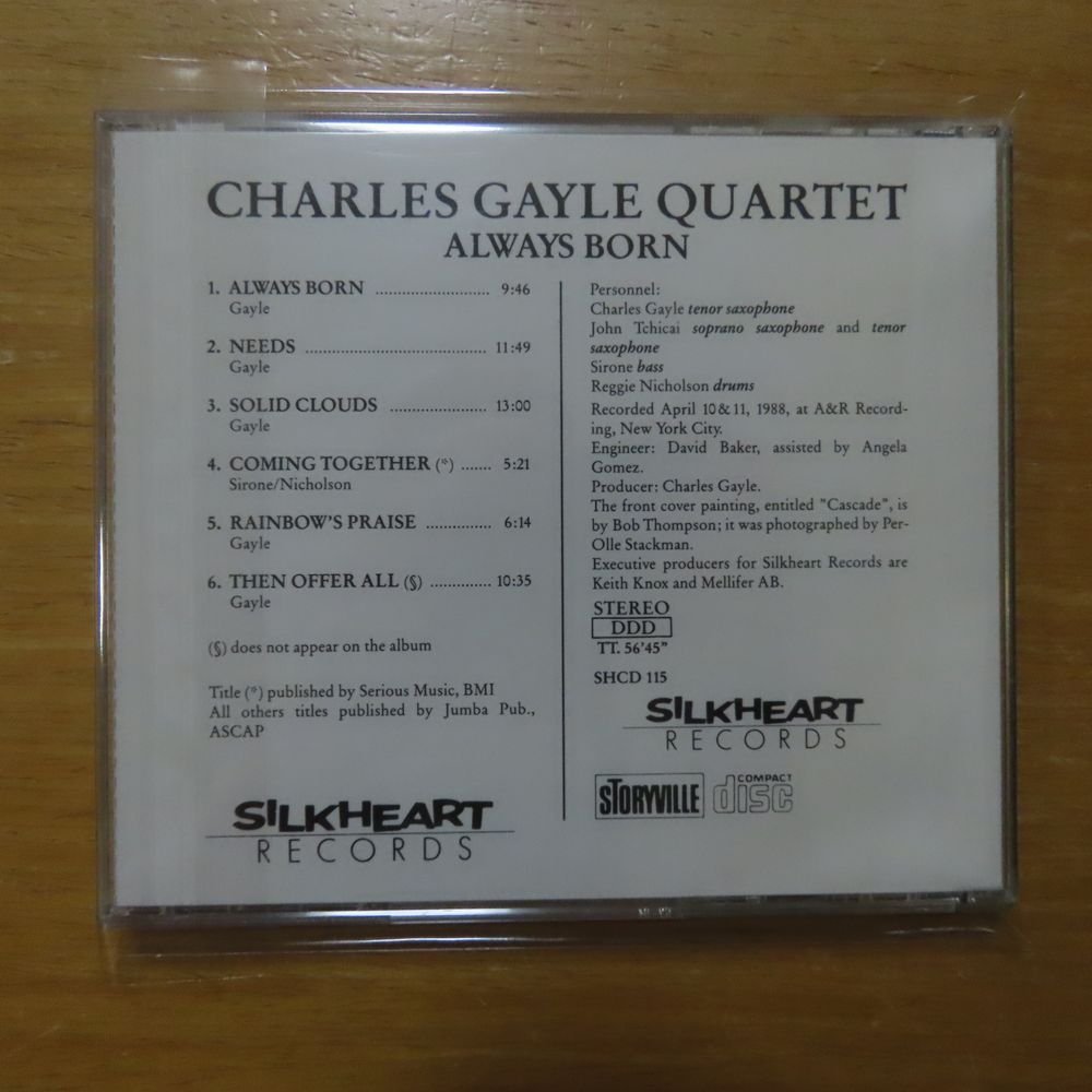 41076978;【CD】CHARLES GAYLE QUARTET / ALWAYS BORN　SHCD-115_画像2
