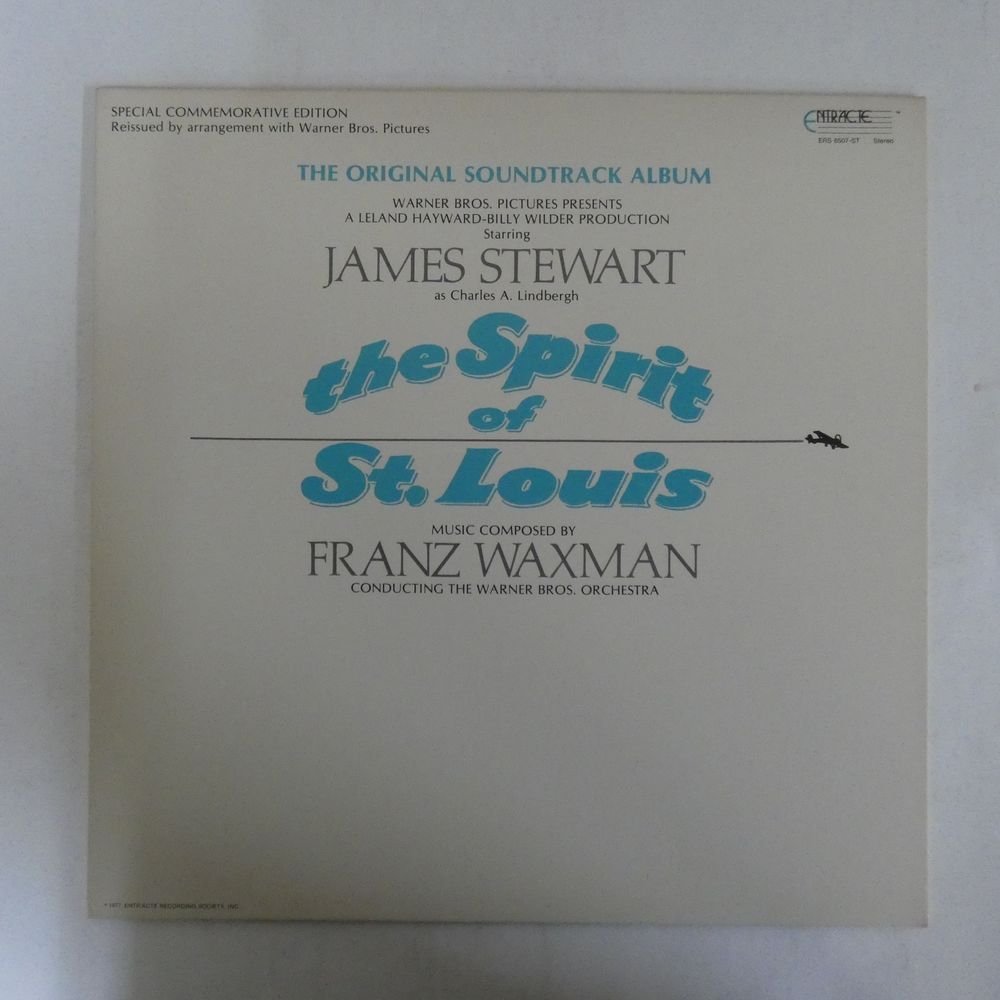 47038015;【US盤】Franz Waxman / The Spirit Of St. Louis 翼よ! あれが巴里の灯だ_画像1