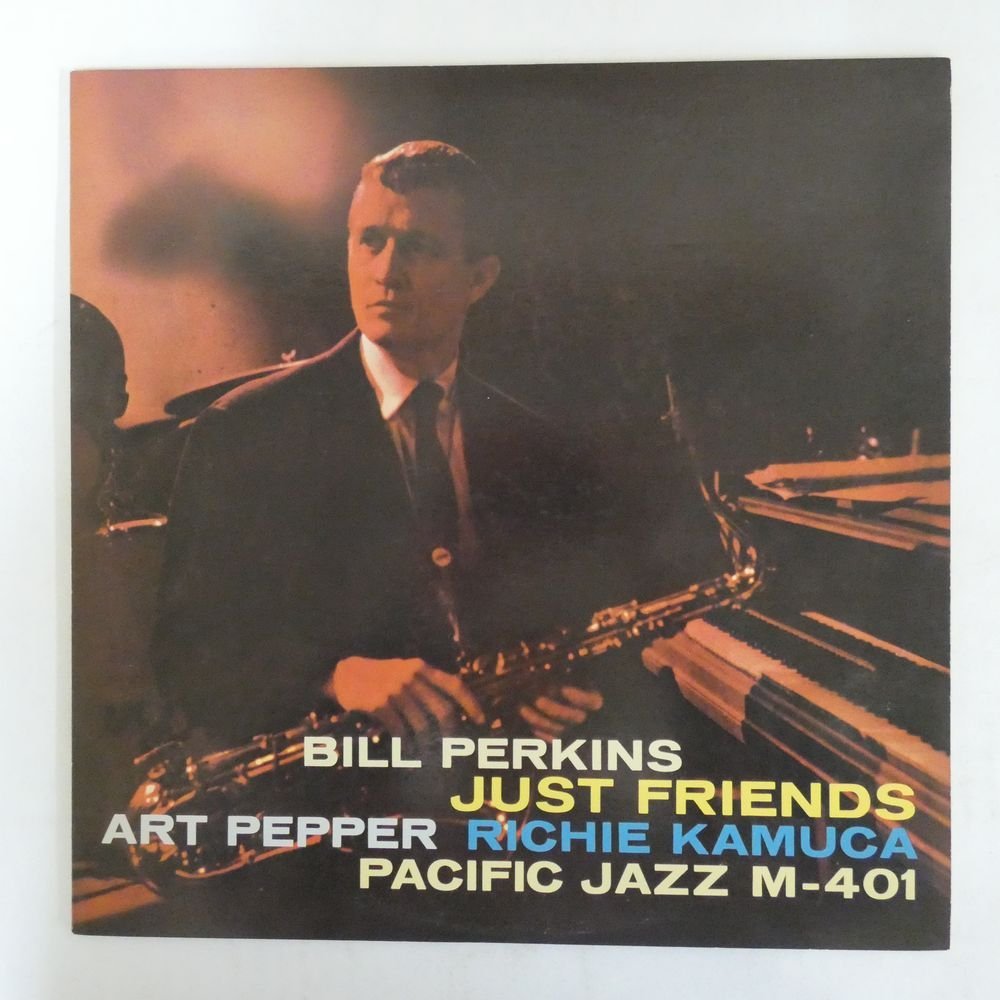 47038186;【国内盤/PacificJazz/MONO】Bill Perkins, Art Pepper & Richie Kamuca / Just Friends_画像1