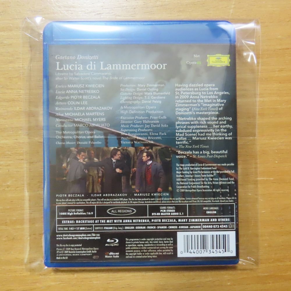 044007345450;【Blu-ray】ARMILIATO / DONIZETTI: Lucia Di Lammermoor_画像2