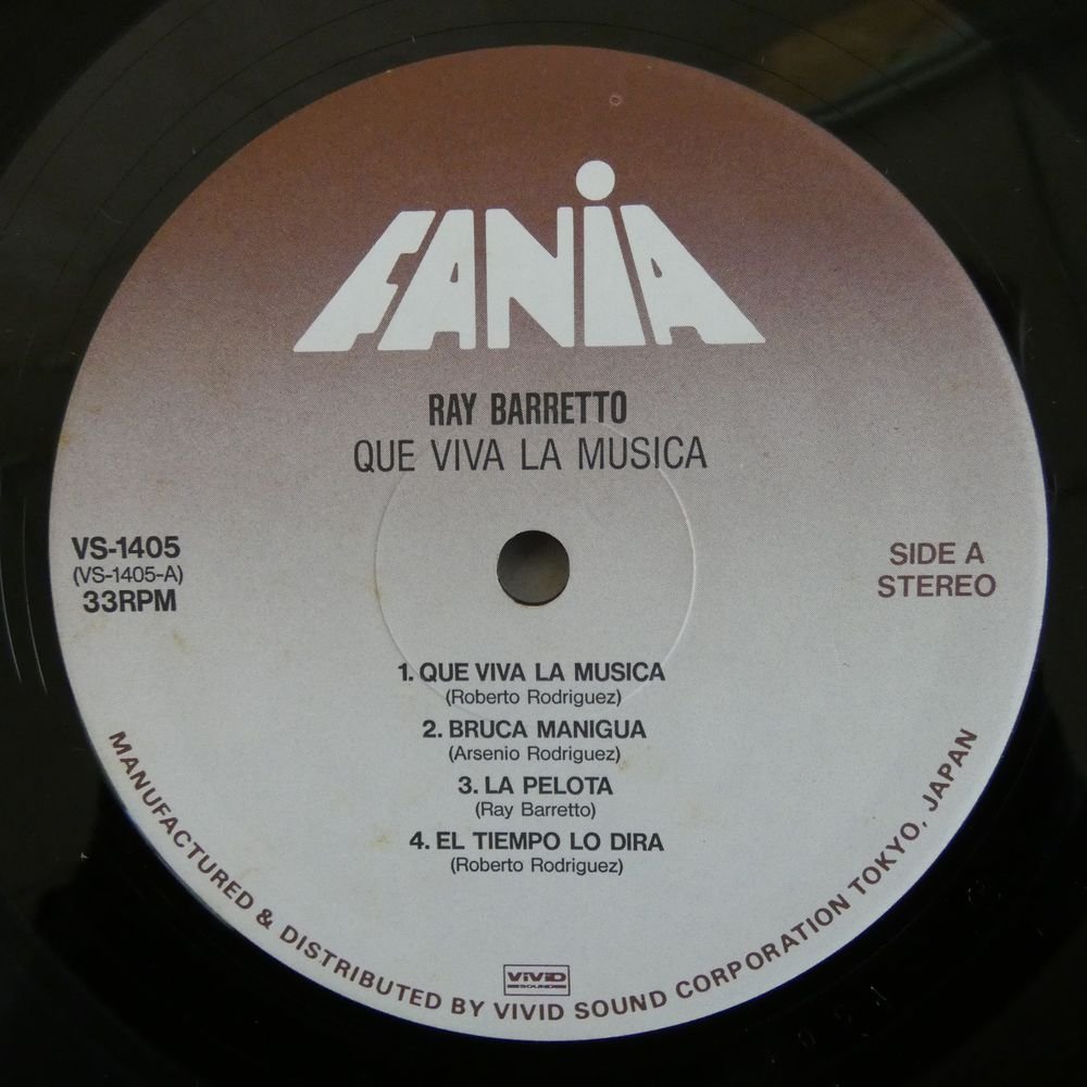 47038593;【帯付/Latin】Ray Barretto / Que Viva La Musica_画像3